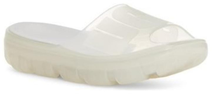 UGG PU全配搭舒適 時尚涼拖 女款 透明色 Order UGG PU全配搭舒適 時尚涼拖 女款 透明色