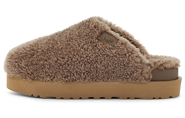 Buy UGG 環保再生系列 織物 休閒舒適 時尚涼拖 女款 核桃木色