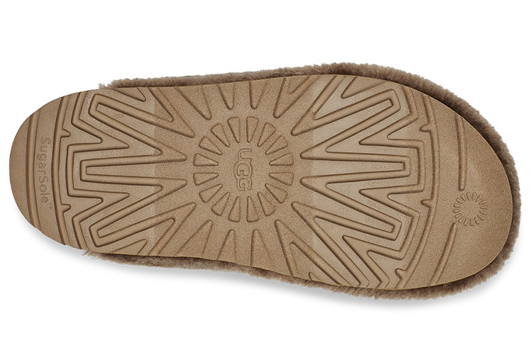 Details for UGG 環保再生系列 織物 休閒舒適 時尚涼拖 女款 核桃木色