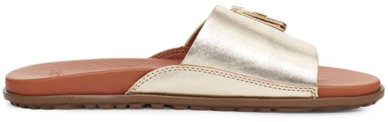 (W) Sandal Selop UGG 'Gesper Metalik - Emas Pucat' 1125005-PGMT Order (W) Sandal Selop UGG 'Gesper Metalik - Emas Pucat' 1125005-PGMT