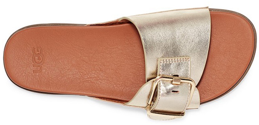 (W) Sandal Selop UGG 'Gesper Metalik - Emas Pucat' 1125005-PGMT Shop (W) Sandal Selop UGG 'Gesper Metalik - Emas Pucat' 1125005-PGMT