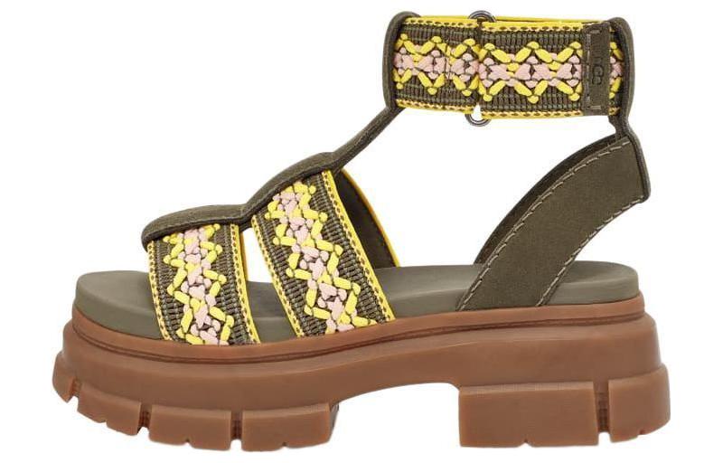 Buy UGG 休閒舒適 一字帶涼鞋 女款 焦橄欖色