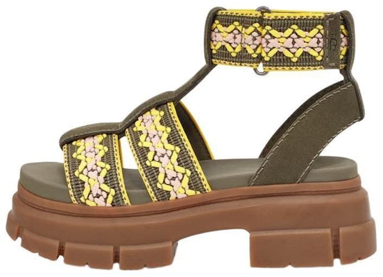 UGG 休閒舒適 一字帶涼鞋 女款 焦橄欖色 Buy UGG 休閒舒適 一字帶涼鞋 女款 焦橄欖色