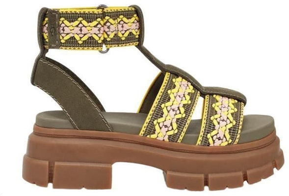 UGG 休閒舒適 一字帶涼鞋 女款 焦橄欖色 Order UGG 休閒舒適 一字帶涼鞋 女款 焦橄欖色