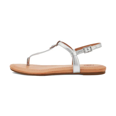 (W) UGG Slides 'Silver CMFT'