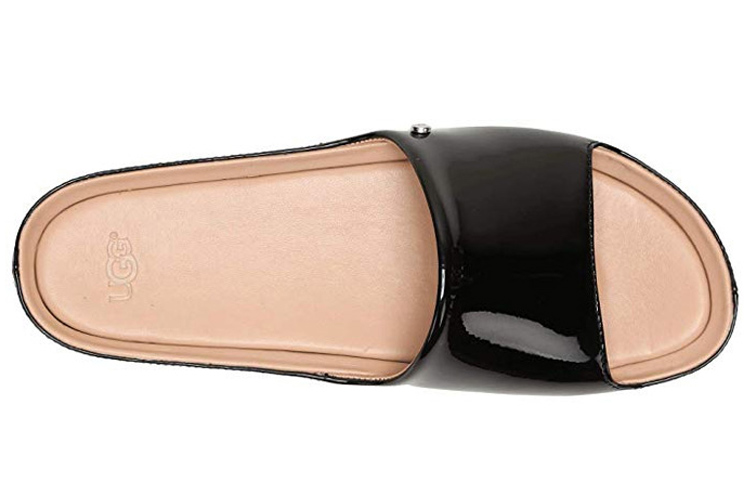 Lookbook (Women) UGG Slip-On 'Black Smooth' 1101071-BLK