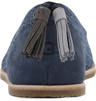 Shop UGG 流蘇淺口一腳蹬平底鞋 女款 藍色