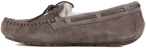 (Women) UGG Slip-On Flat 'Brown Bow' 1019069-GYS (Women) UGG Slip-On Flat 'Brown Bow' 1019069-GYS