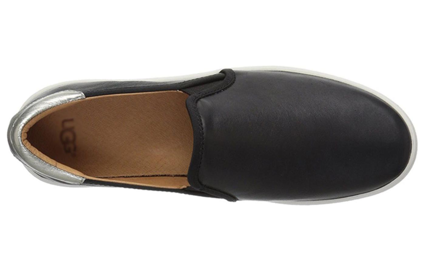 Lookbook (W) UGG 女士舒适黑色平底拖鞋 1019108-BLK