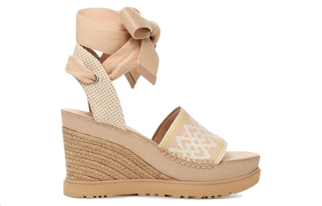 Order (W) UGG Slip-On Sandale ''Geflochtener Komfort Beige'' 1136780-DRI