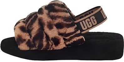 (Women) UGG Slip-On 'Fashion Fur Slide - Brown' 1125008-LBTT (Women) UGG Slip-On 'Fashion Fur Slide - Brown' 1125008-LBTT