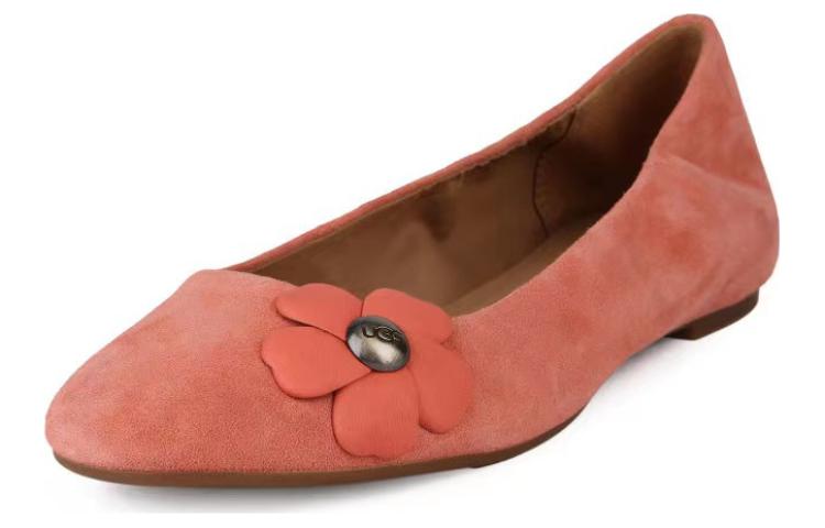 Order (W) UGG Thea Poppy 'Vibrant Coral' Sepatu Wanita Warna Coral Terang 1092585-VCRL