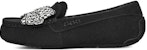 (W) UGG Ansley Bow Selipar 'Hitam Putih' 1138117-BLK