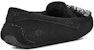 (W) UGG Ansley Bow Selipar 'Hitam Putih' 1138117-BLK