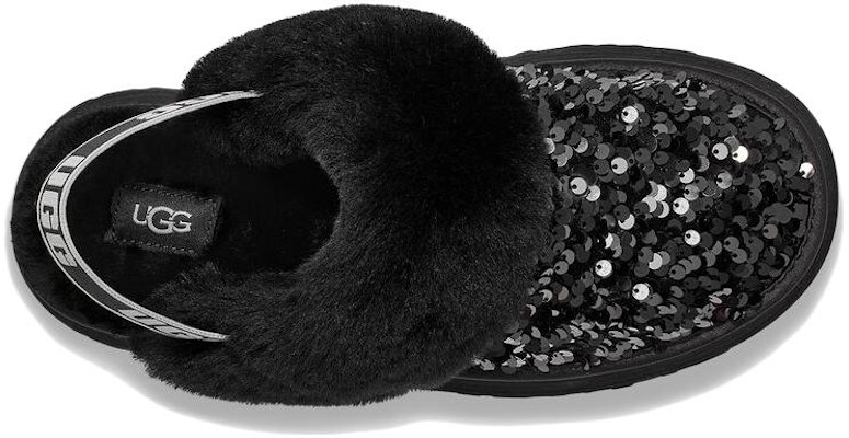 (Women) UGG Funkette Chunky Sequin Slipper 'Black' 1134450-BLK Purchase (Women) UGG Funkette Chunky Sequin Slipper 'Black' 1134450-BLK
