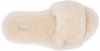 Purchase UGG 羊皮毛一體 保暖舒適 時尚涼鞋 女款 天然白色