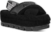 Lookbook (W) UGG Selipar Hitam 'Cozy Knit Platform' 1135237-BLK