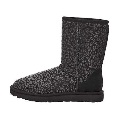 (W) UGG Snow Leopards Boots 'Black'