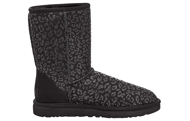 (W) UGG Snow Leopards Boots 'Black' 圖 2