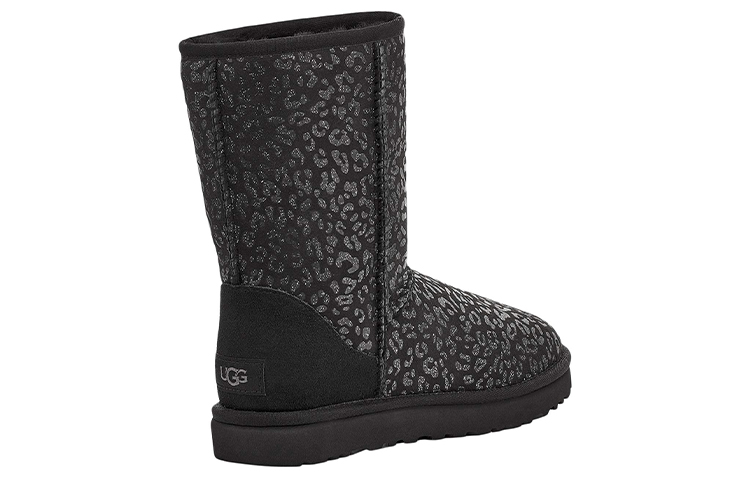 (W) UGG Snow Leopards Boots 'Black' 圖 3