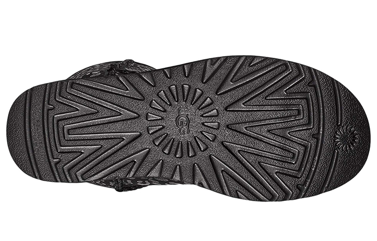 (W) UGG Snow Leopards Boots 'Black' 圖 5