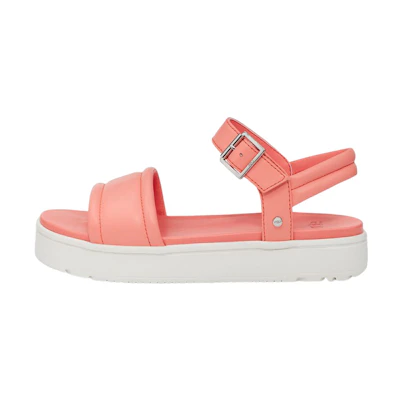 (W) UGG Soft Sole Fashion Sandals 'Pink Leather'