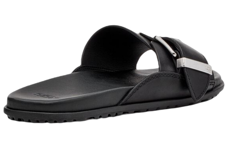 Lookbook (W) UGG Solivan 'Selipar Kulit Kasual Ringkas Hitam' 1128630-BLLE