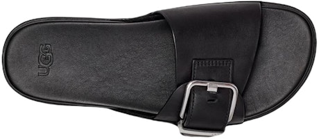 (W) UGG Solivan '简约休闲黑色皮革拖鞋' 1128630-BLLE Shop (W) UGG Solivan '简约休闲黑色皮革拖鞋' 1128630-BLLE