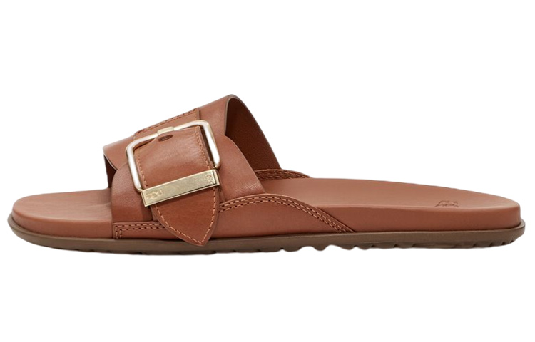 (Women) UGG Solivan Buckle Slide 'Brown' 1128630-TLTH