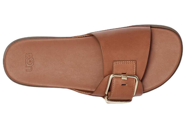 Shop (W) UGG Solivan Boucle Slide ''Brun'' 1128630-TLTH