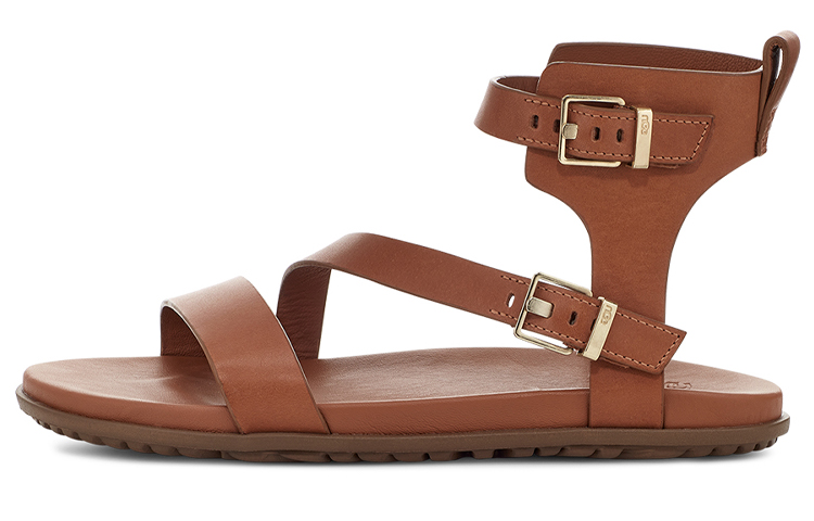 (Women) UGG Solivan Sandal 'Brown Leather' 1125018-TLTH
