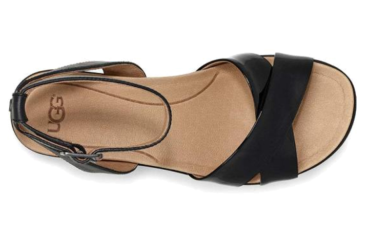 (W) UGG Sport Sandal 'Black White' 圖 4