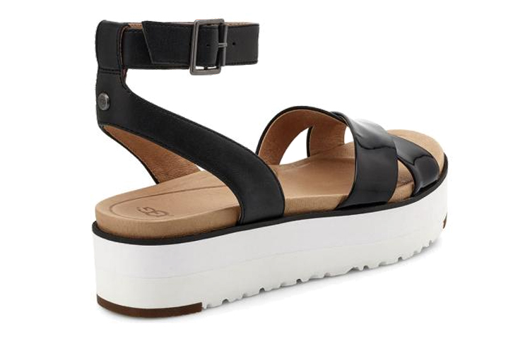 (W) UGG Sport Sandal 'Black White' 圖 5