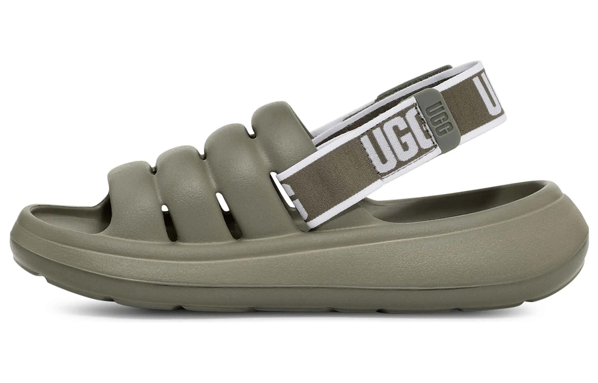 (Women) UGG Sport Yeah 'Olive Green Detachable Heel Strap' 1126811-MSG