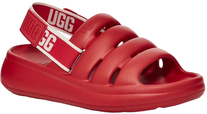 (W) UGG Sport Yeah Slide Merah Samba 1126811-SBR Lookbook (W) UGG Sport Yeah Slide Merah Samba 1126811-SBR