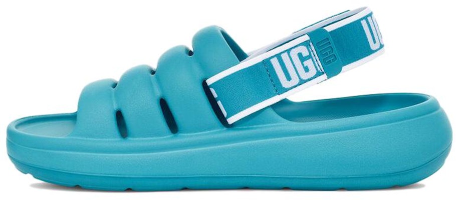 (W) UGG Sport Yeah Slide Biru Gelora Pasang Surut 1126811-TLWV Buy (W) UGG Sport Yeah Slide Biru Gelora Pasang Surut 1126811-TLWV