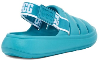 UGG 塑膠 Sport Yeah 舒適 時尚涼拖 女款 藍色 Lookbook UGG 塑膠 Sport Yeah 舒適 時尚涼拖 女款 藍色