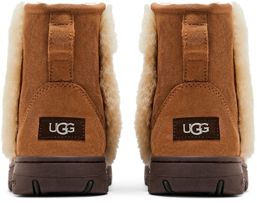 (W) UGG Sunburst Mini Boot Coklat Tua 1130728-CHE Details for (W) UGG Sunburst Mini Boot Coklat Tua 1130728-CHE
