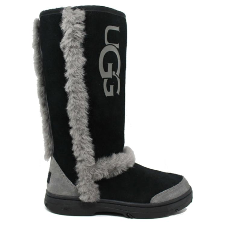 Order (W) UGG Sunburst Tinggi 'Hitam' 1121113-BKGY