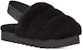 (W) UGG Super Fluff Slipper 'Kulit Biri Hitam Fesyen Kasual' 1121751-BLK