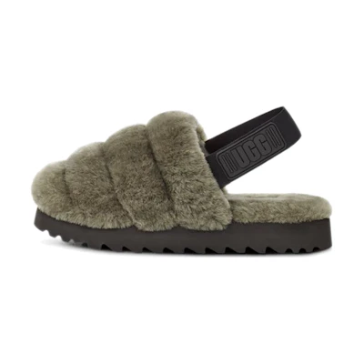 (W) UGG Super Fluff Slipper 'Burnt Olive'