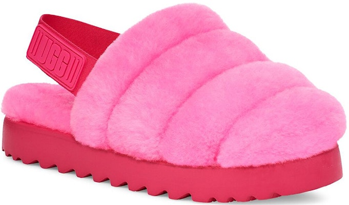 (W) UGG Super Fluff Sandal 'Pink Sheepskin' Kulit Domba Warna Merah Muda 1121751-TYPN Lookbook (W) UGG Super Fluff Sandal 'Pink Sheepskin' Kulit Domba Warna Merah Muda 1121751-TYPN