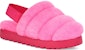 (W) UGG Super Bulu Selipar 'Kulit Biri-Biri Merah Jambu' 1121751-TYPN