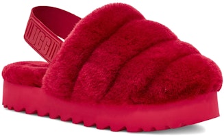(Women) UGG Super Fluff Slipper Ribbon Red 1121751-RBRD Lookbook (Women) UGG Super Fluff Slipper Ribbon Red 1121751-RBRD