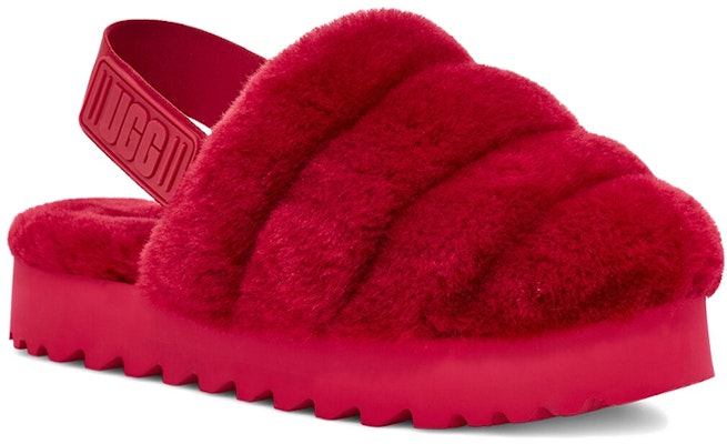 (W) UGG Super Fluff Selipar Merah Reben 1121751-RBRD Lookbook (W) UGG Super Fluff Selipar Merah Reben 1121751-RBRD