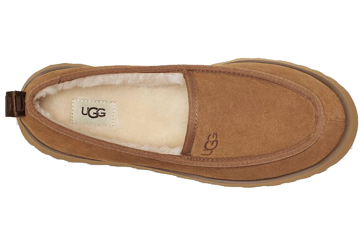Shop (W) UGG Super Moc Slipper 'Chestnut' - Selipar Mewah UGG Warna Chestnut 1121570-CHE