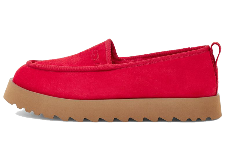 (Women) UGG Super Moc Slipper 'Red Leather' 1121570-SBR