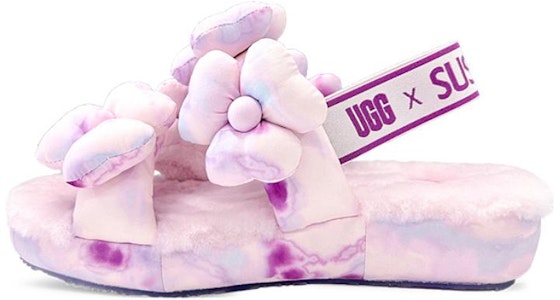 (W) UGG Susan Fang x Fluff Selipar 'Flower Weave Pink' 1143570-PINK Buy (W) UGG Susan Fang x Fluff Selipar 'Flower Weave Pink' 1143570-PINK