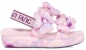(W) UGG Susan Fang x Fluff Selipar 'Flower Weave Pink' 1143570-PINK