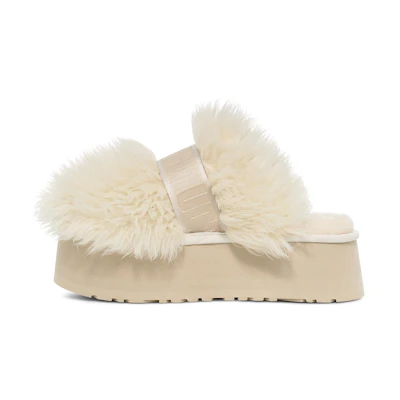 (W) UGG Sustainable Fluff Momma Slide 'White'